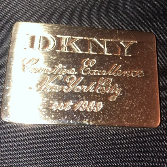 Donna Karen DKNY black microfiber Laptop,Book,Tote bag lightweight zip pocket - Picture 4 of 10